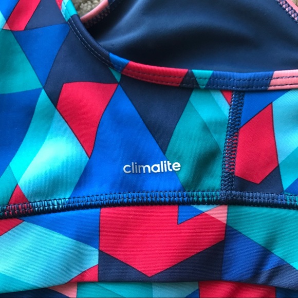 Adidas Climalite Molded Cup Racerback Sports Bra - Picture 5 of 7